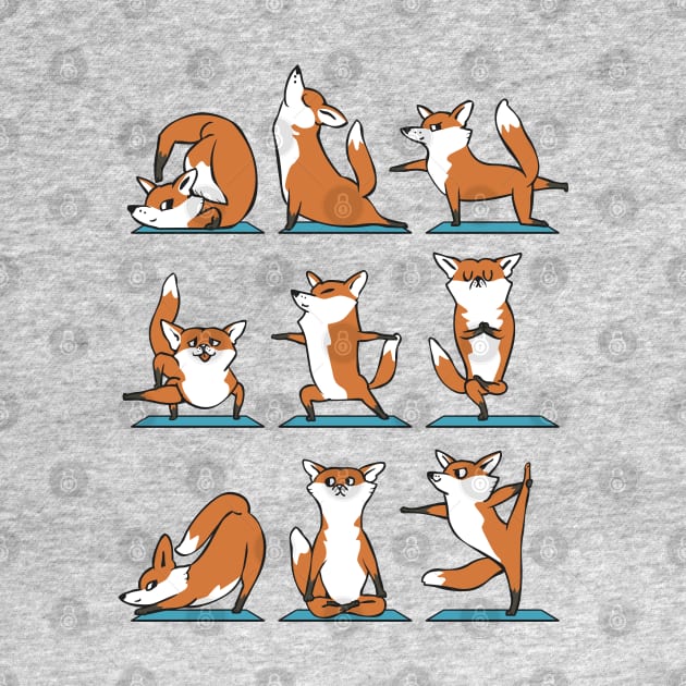 Fox Yoga by huebucket
